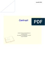 Contrast: Simulation - Notebook June 05, 2012