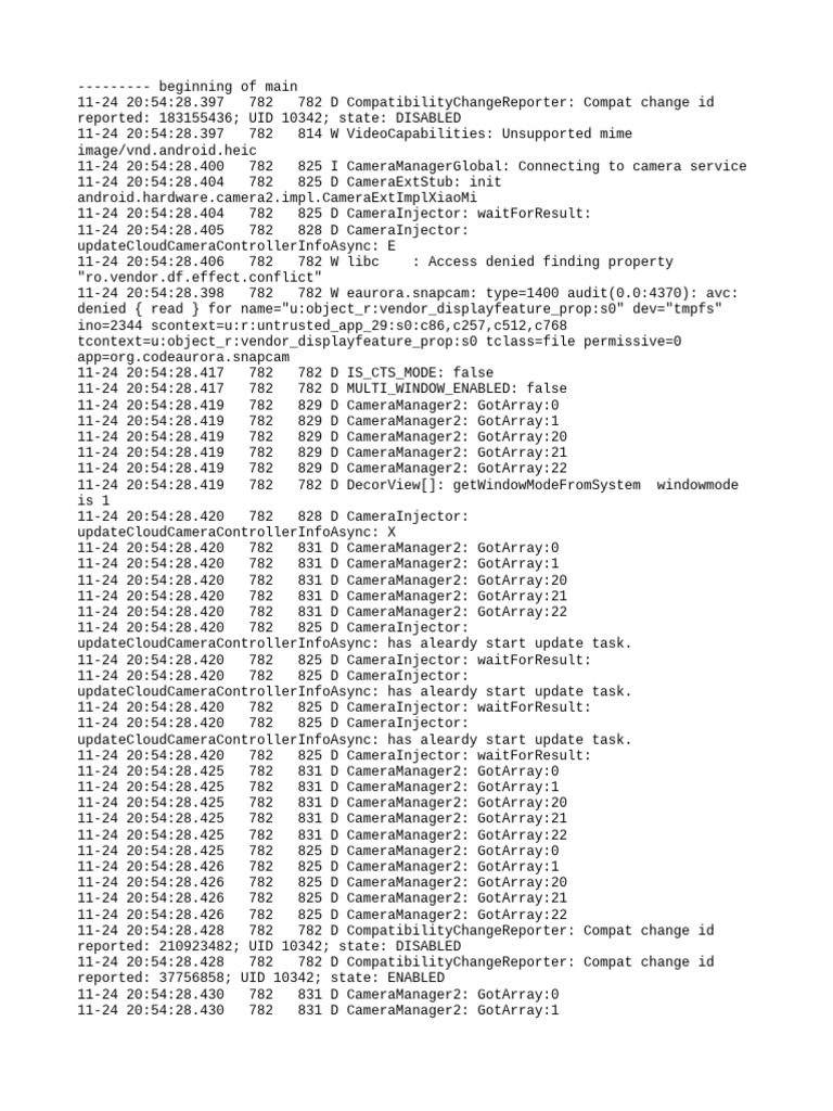 Log Cat 1763996068250 | PDF | Computing | Software