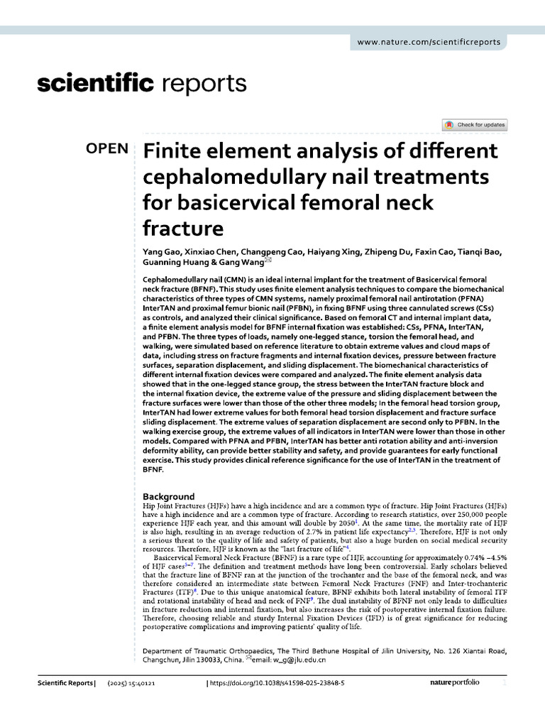 Finite Element Analysis of Different | PDF