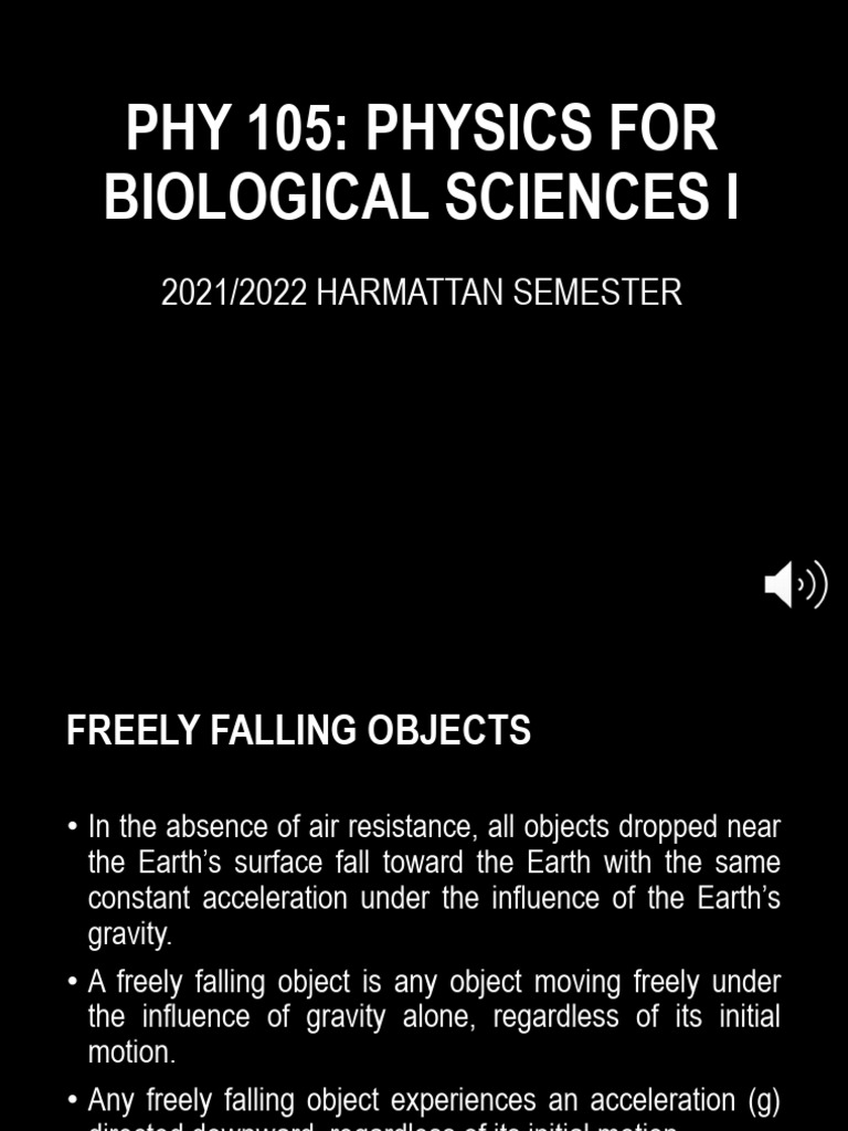 4- Free falling objects and Projectile motion | PDF | Kinematics ...
