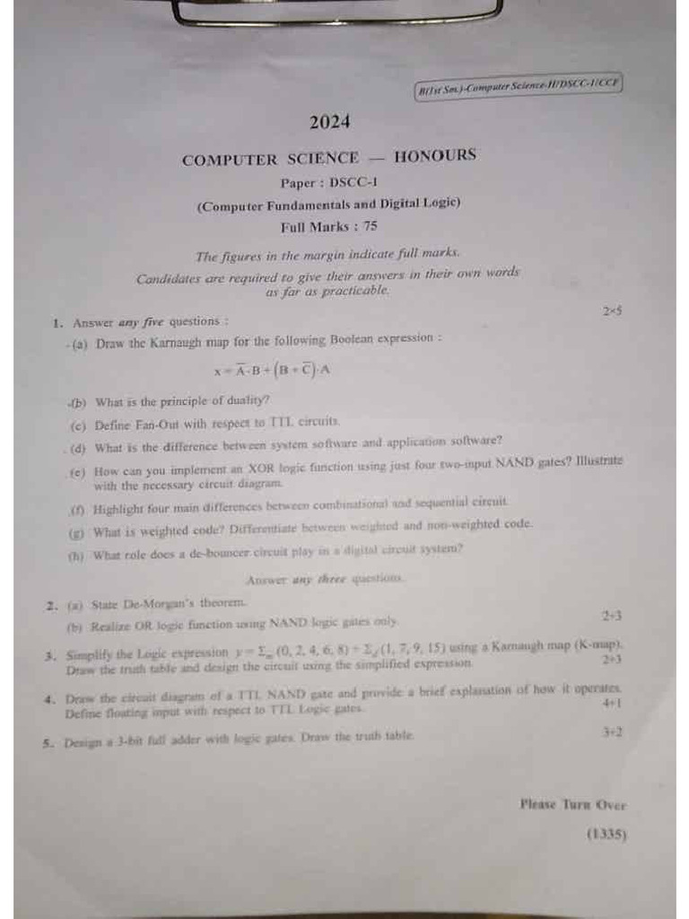 CC1 2024 Under CCF | PDF