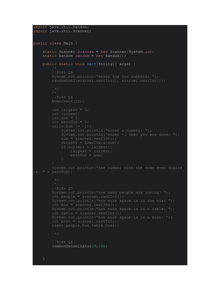 Java Methods for Number Operations | PDF | Computer Programming ...