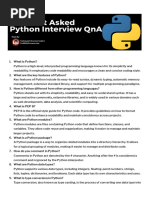 Python Viva Questions & Answers Guide | PDF | Python (Programming ...