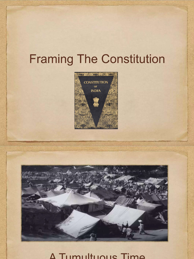12 Framing of Constitution | PDF