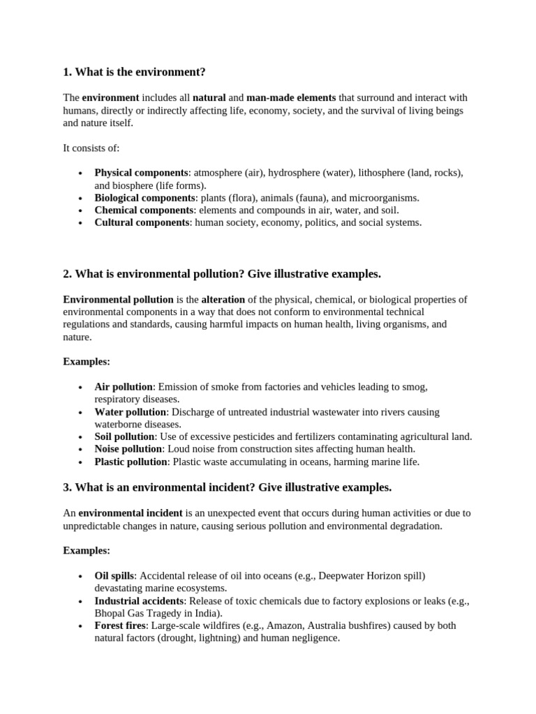 Understanding Environmental Issues | PDF | Pollution | Environmental ...