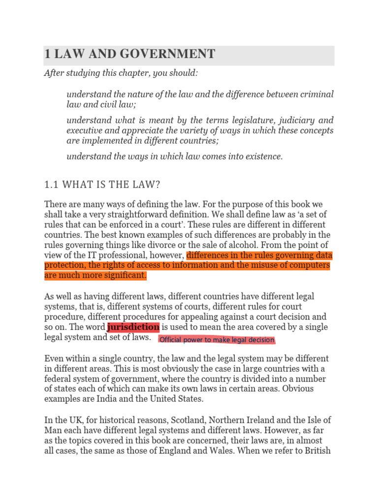 Understanding Law and Legal Systems | PDF | Burden Of Proof (Law ...