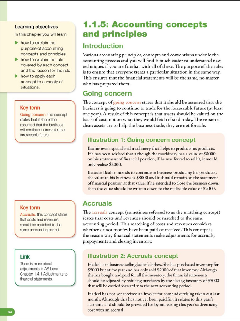 Accounting Concepts | PDF