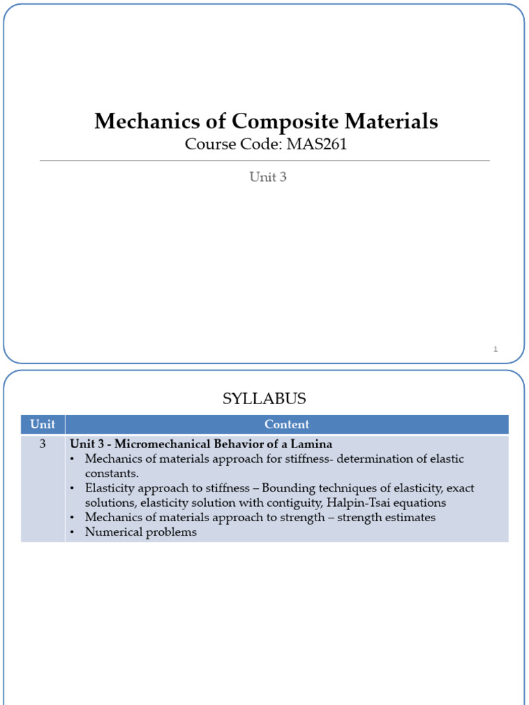 Micromechanics of Composite Materials | PDF | Composite Material ...