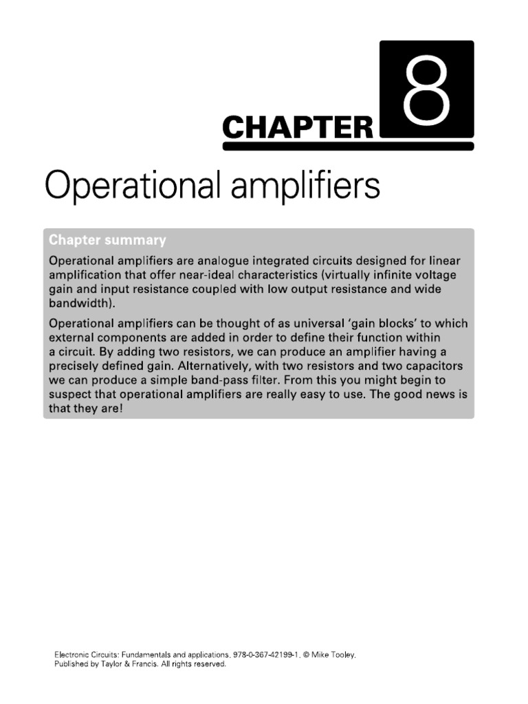 Operational Amplifiers | PDF