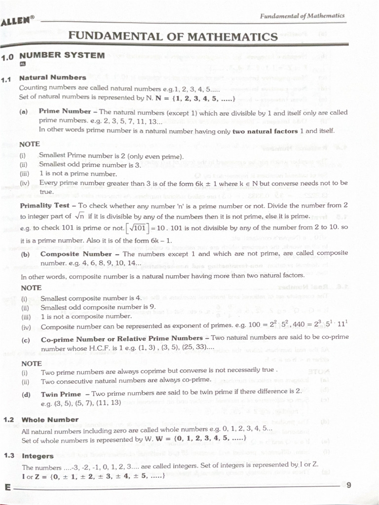 Allen Sequence and Series PDF | PDF
