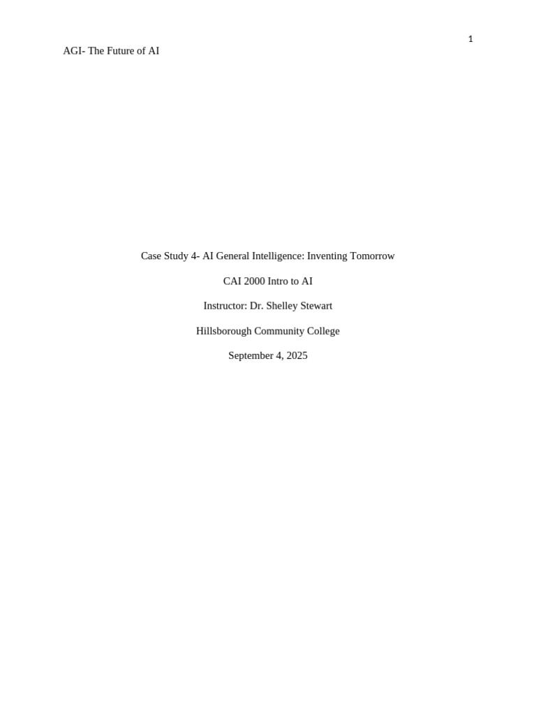 Understanding AGI: Key Concepts and Impact | PDF | Artificial ...