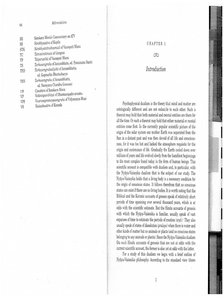 Classical Indian Philosophy of Mind Nyaya The Dualist Method Kisor ...