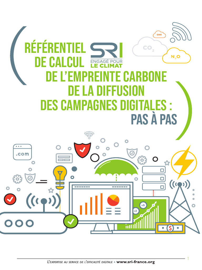 Calcul de l'empreinte carbone digitale | PDF | Gaz à effet de serre ...