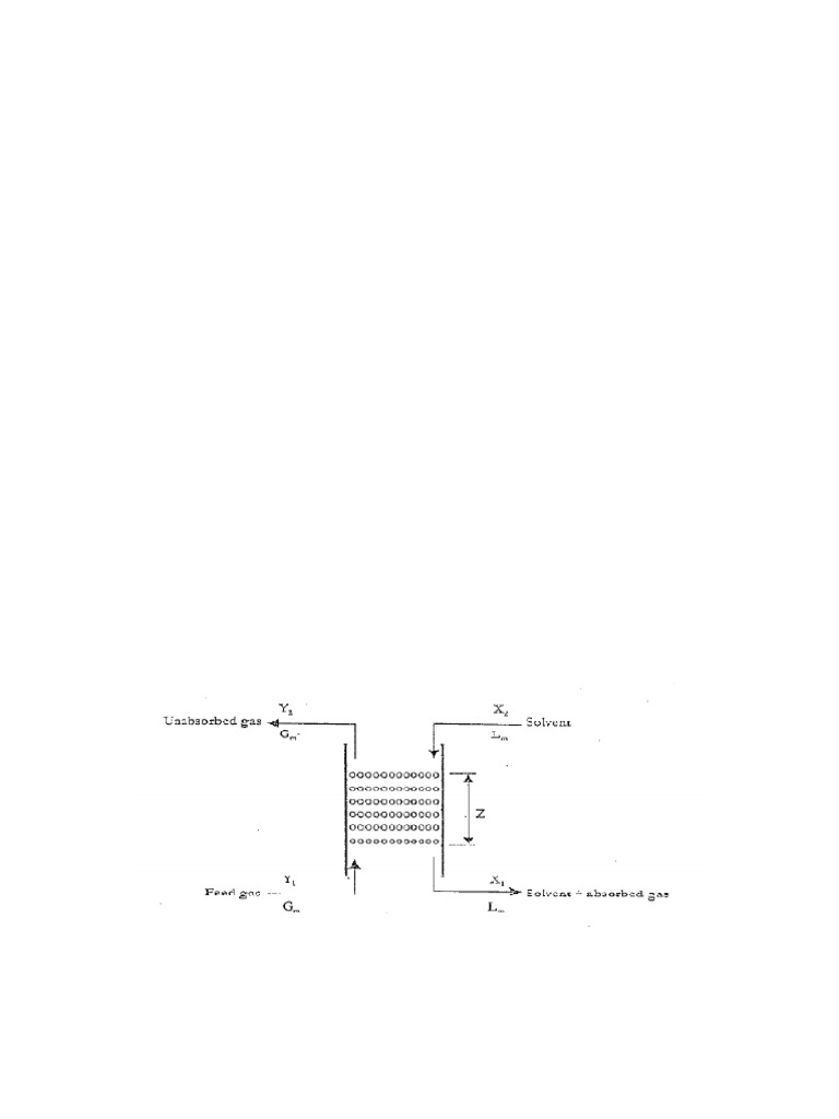 Gas Absorption in Packed Towers | PDF | Diffusion | Gases