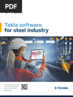 Tekla Steel Detailing Guide | PDF | Building Information Modeling | Drawing