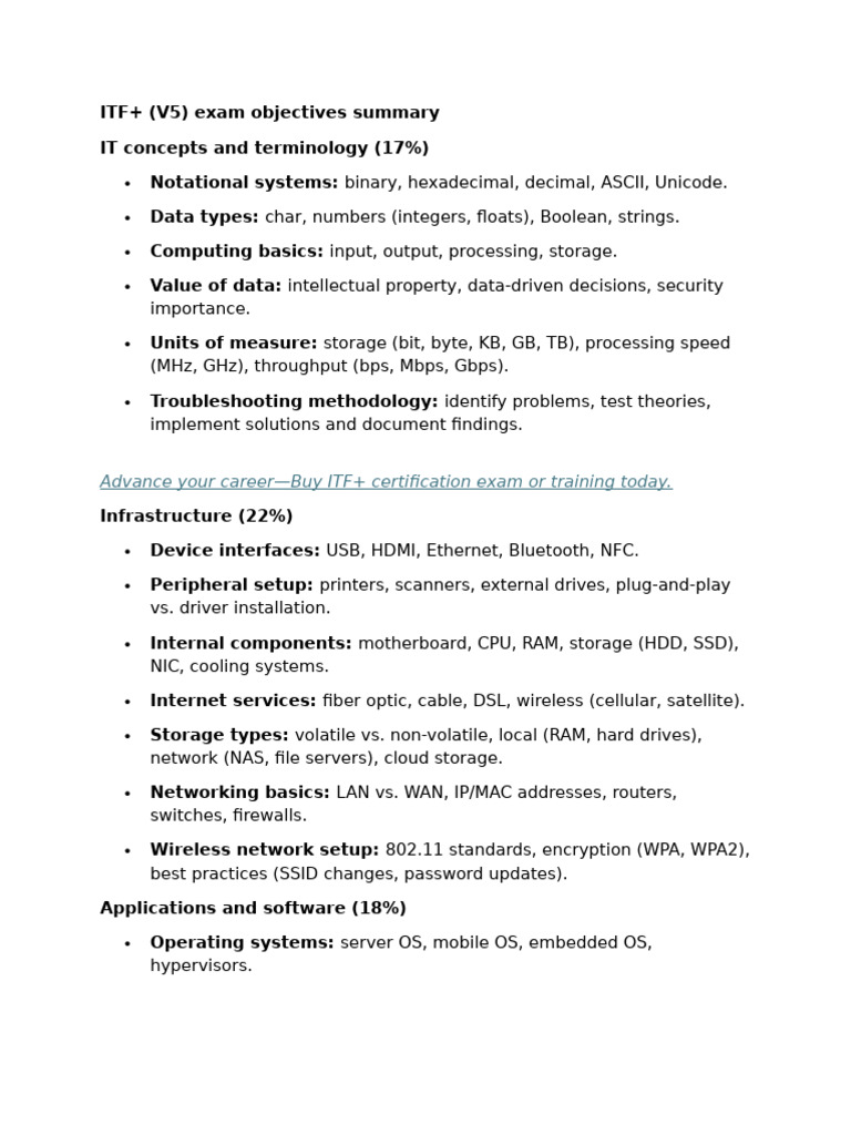 Itf | PDF | Computer Network | Security