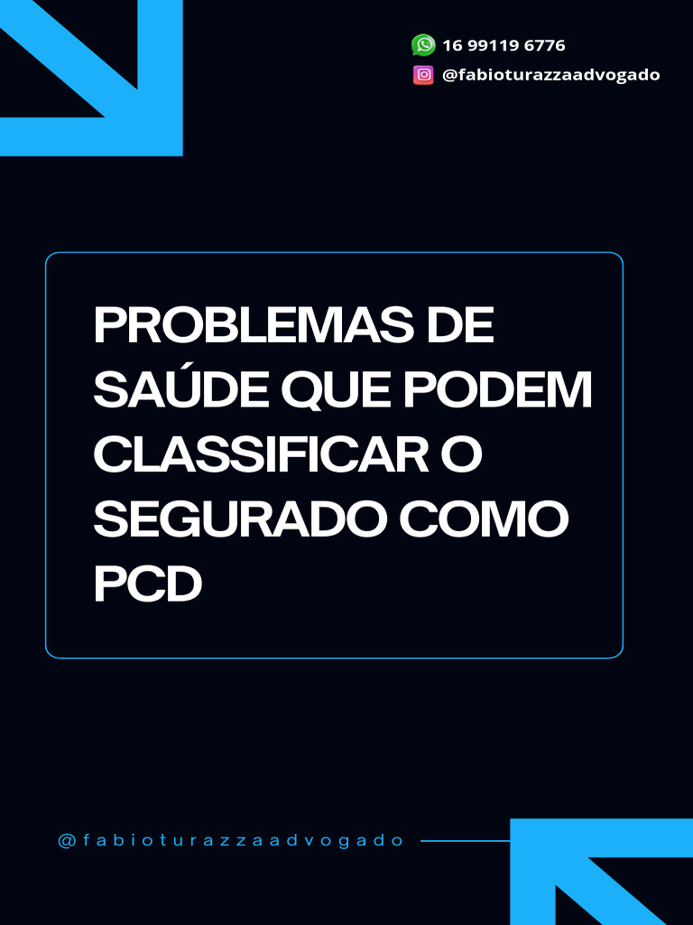 Problemas de Saúde que Definem PCD | PDF | Autismo | Artrite