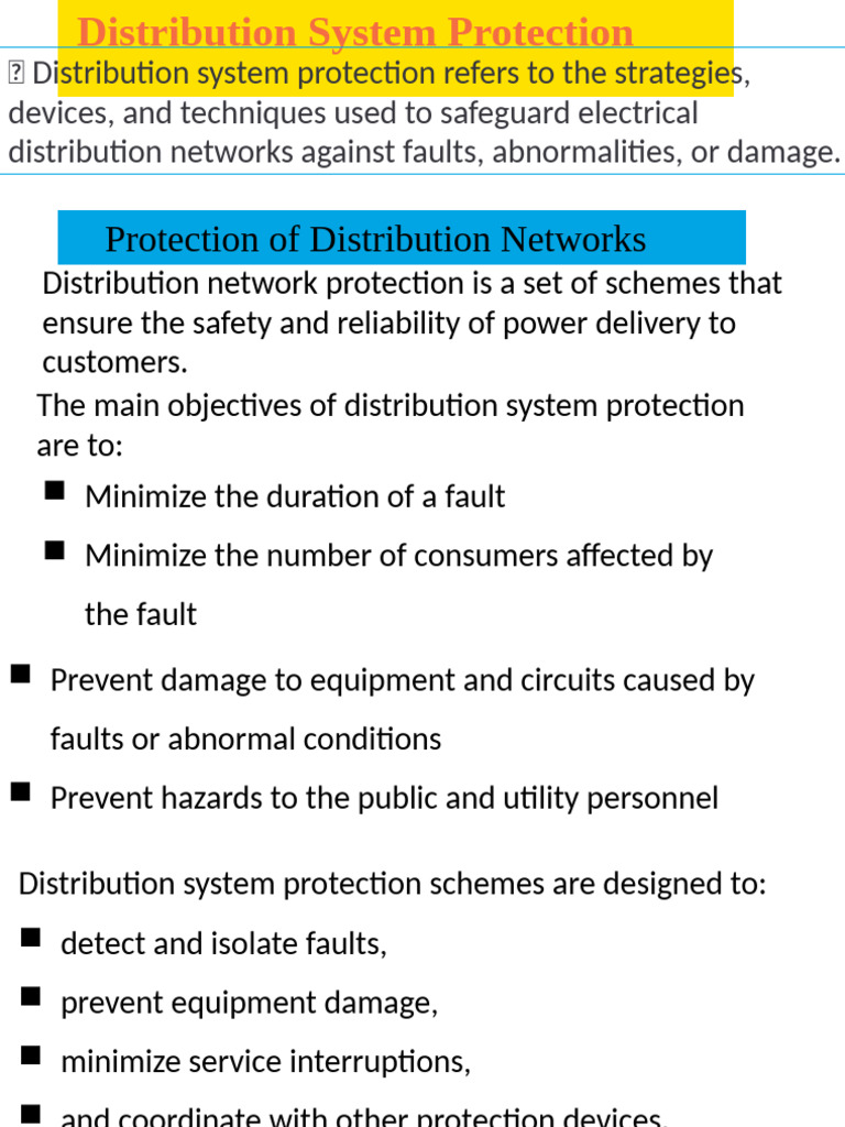 Distribution System Protection Strategies | PDF | Smart Grid | Electric ...