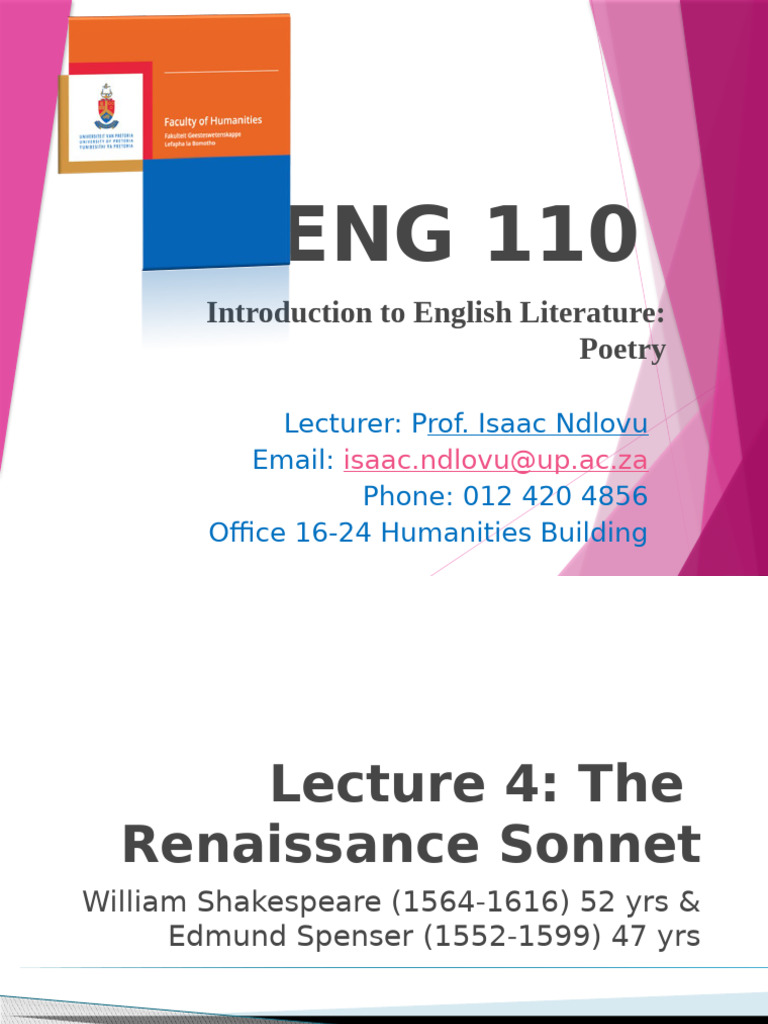 Understanding Renaissance Sonnets | PDF | Sonnets | Poetry