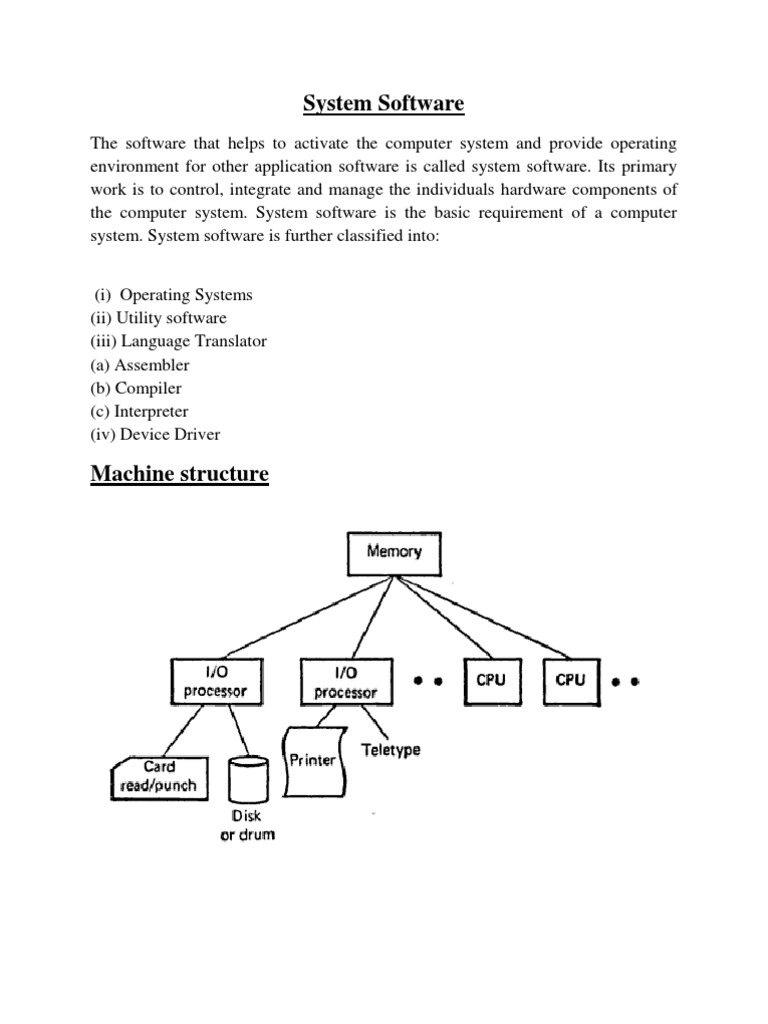 System Software | PDF | Assembly Language | Computer Program