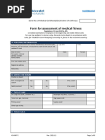 Medical Form for Work Permit Applicants | PDF | Physical Examination ...