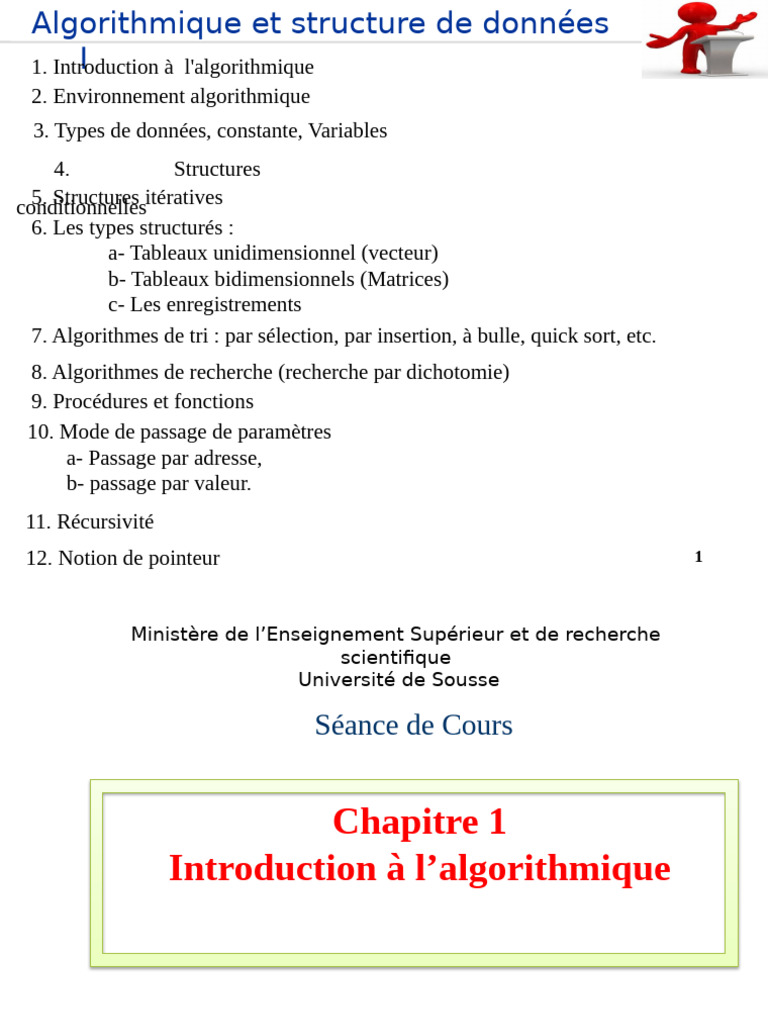 Introduction à l'algorithmique et structures de données | PDF ...