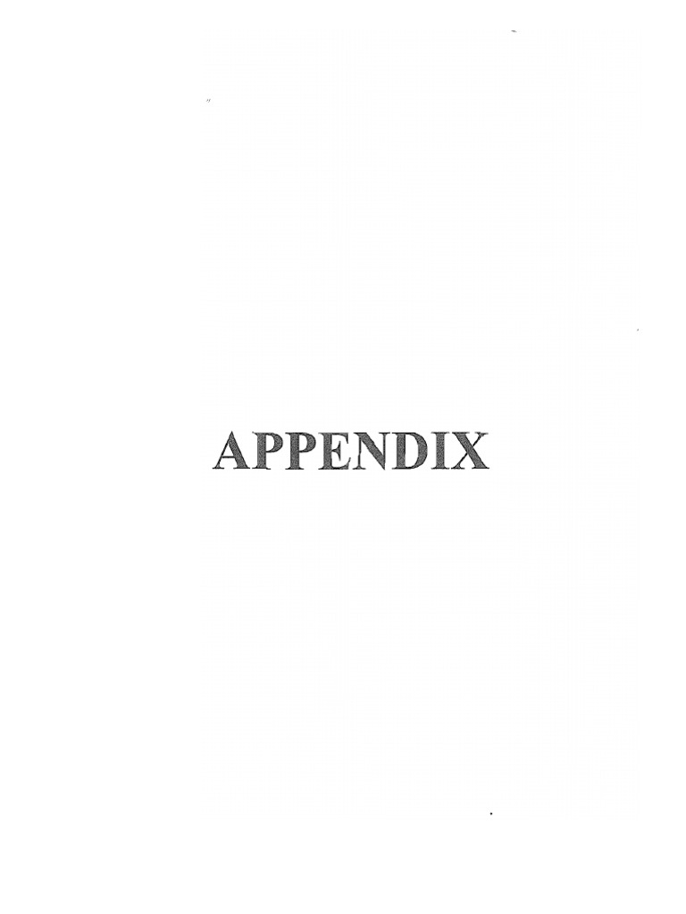 Appendix | PDF