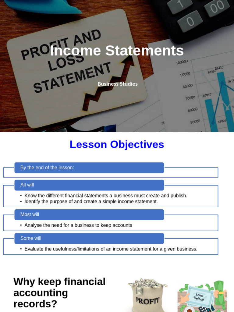 Understanding Income Statements in Business | PDF | Cost Of Goods Sold ...