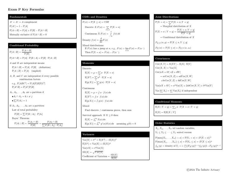 P_formulas_2024_11_13 | PDF | Statistical Analysis | Teaching Mathematics