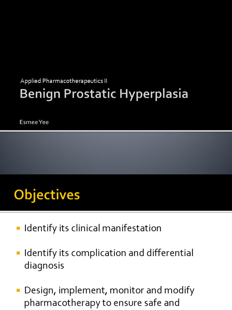 Managing Benign Prostatic Hyperplasia | PDF | Medical Specialties ...