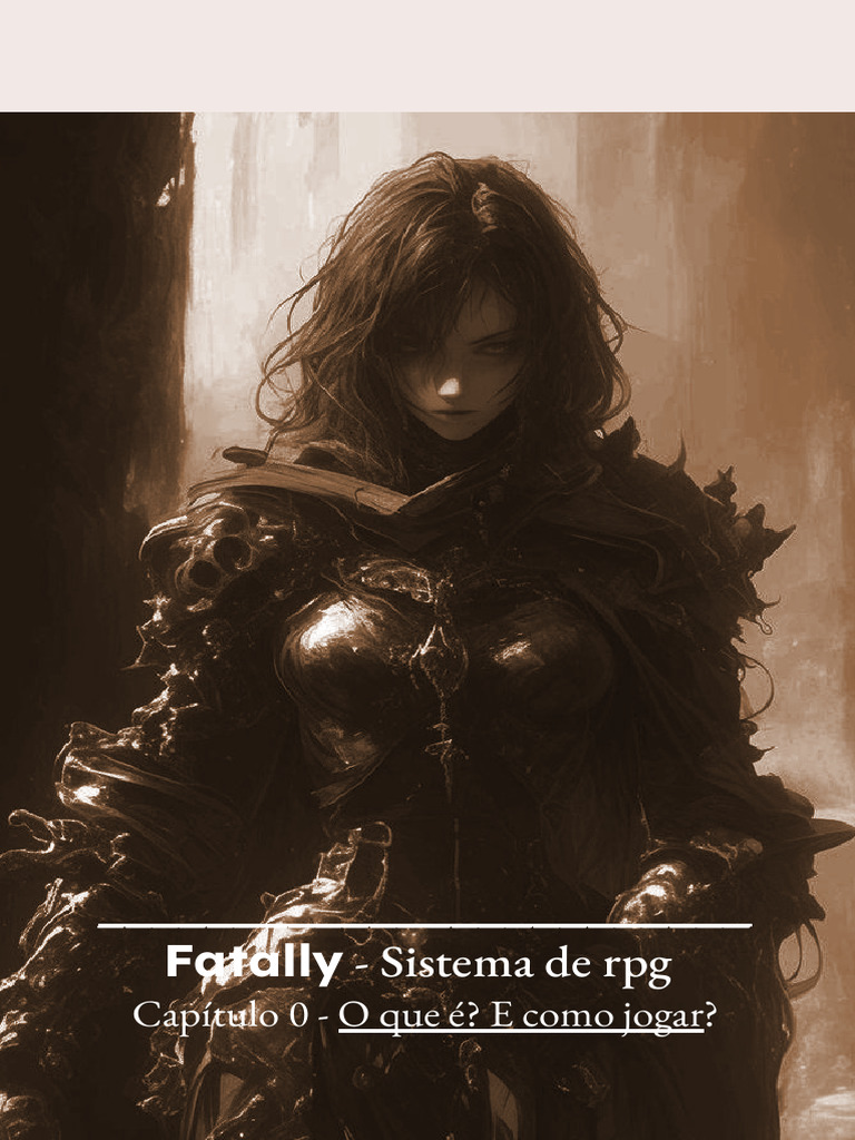 Introdução ao Fatally RPG: Como Jogar | PDF