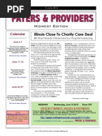 Payers & Providers Midwest Edition - Issue of June 5, 2012