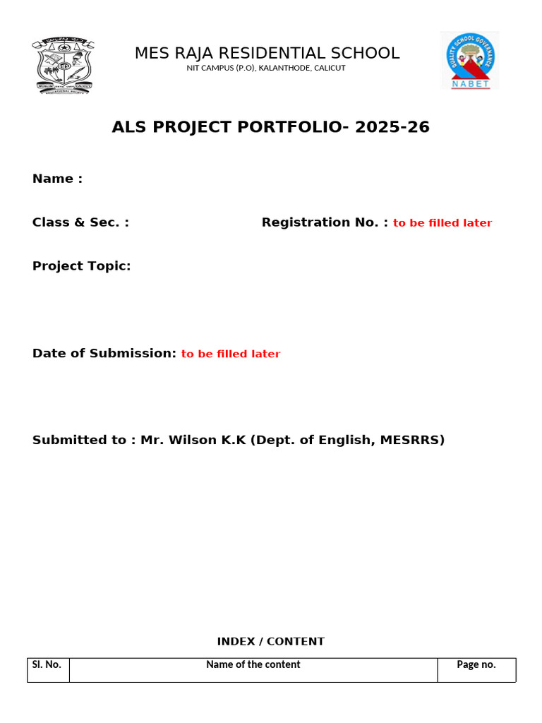 Specimen -Als Project 2025-26 | PDF | Freedom Of Speech | Korean Language