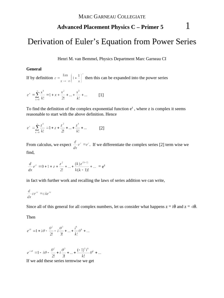 Apc Euler | PDF