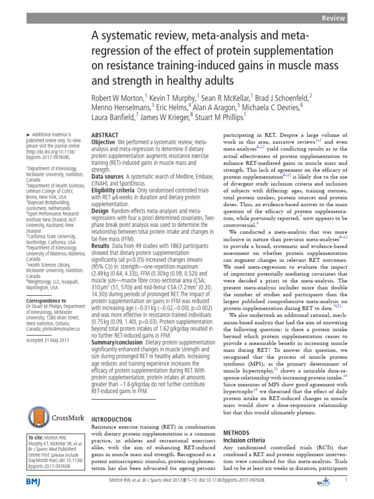 A Systematic Review, Meta-Analysis and Metaregression of The Effect of ...