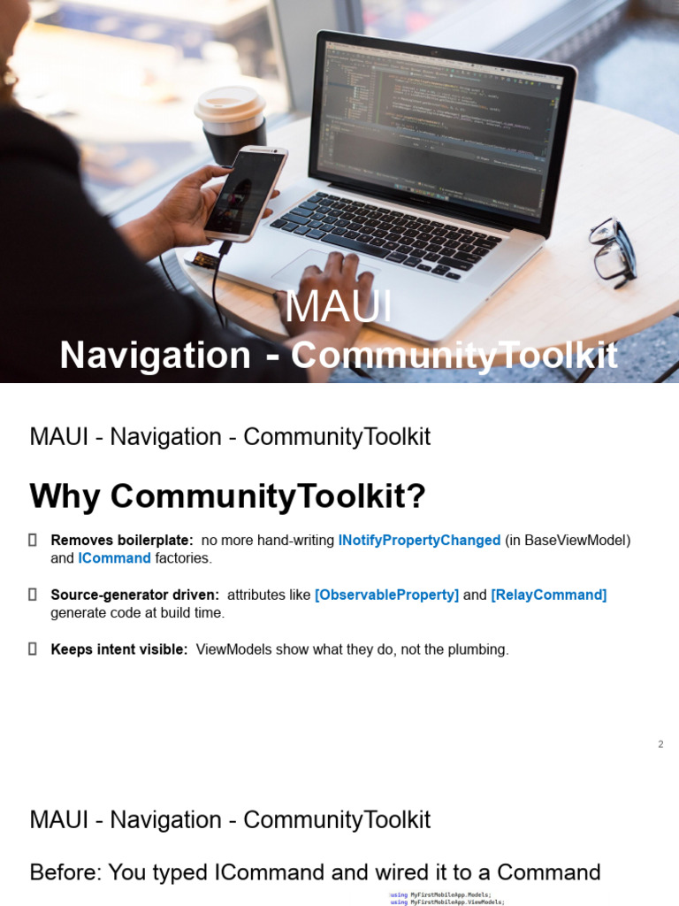 MAUI Navigation with CommunityToolkit Guide | PDF | Mobile App ...
