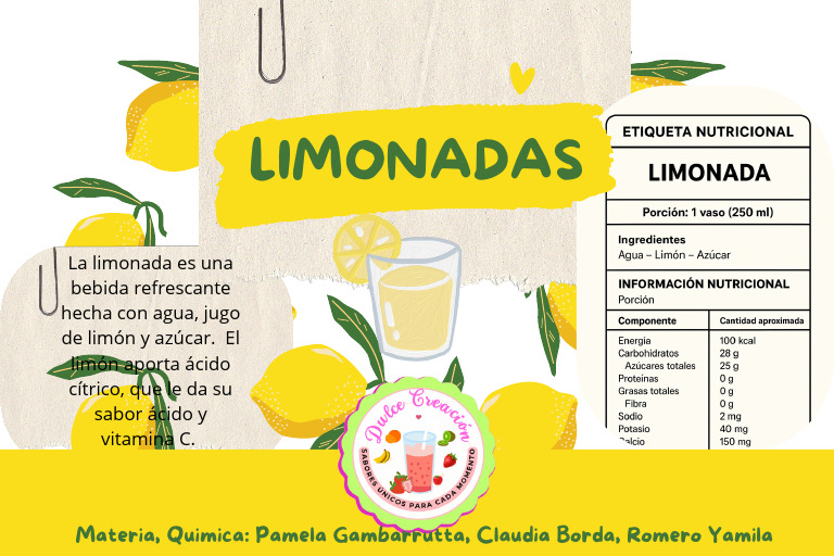 Yellow Vivid Eco Torn Paper Lemon Lemonade Label | PDF