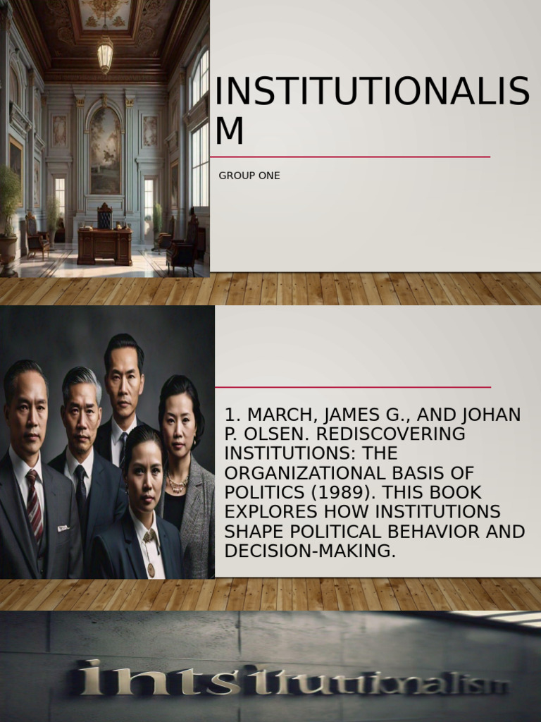 Understanding Institutionalism in Politics | PDF | Institution ...