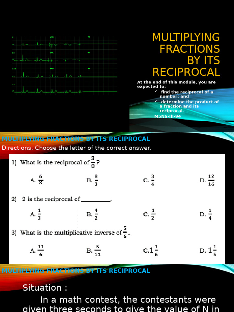 Multiplying Fractions and Reciprocals | PDF | Mathematical Concepts ...