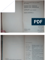 Jean Piaget y Noam Chomsky - Teoria Del Lenguaje. Teoria Del Aprendizaje