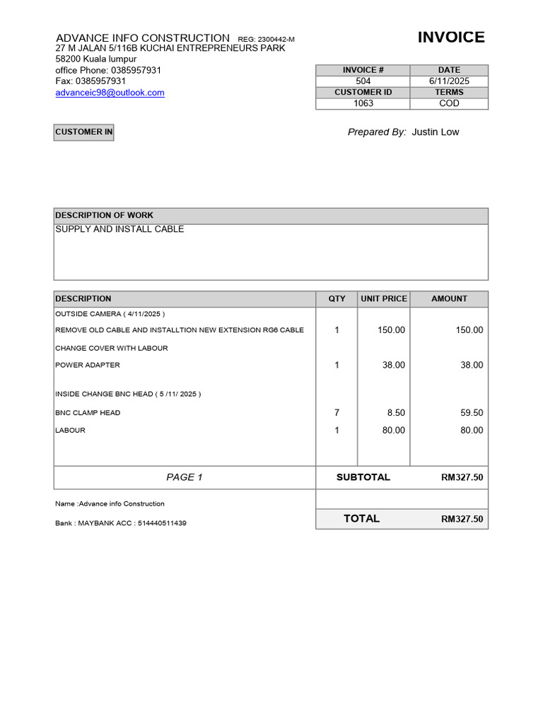INVOICE 2 | PDF