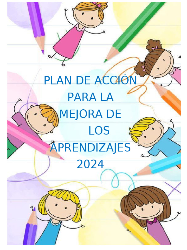 Plan de Mejora de Los Aprendizajes 2024 | PDF | Enseñando | Maestros