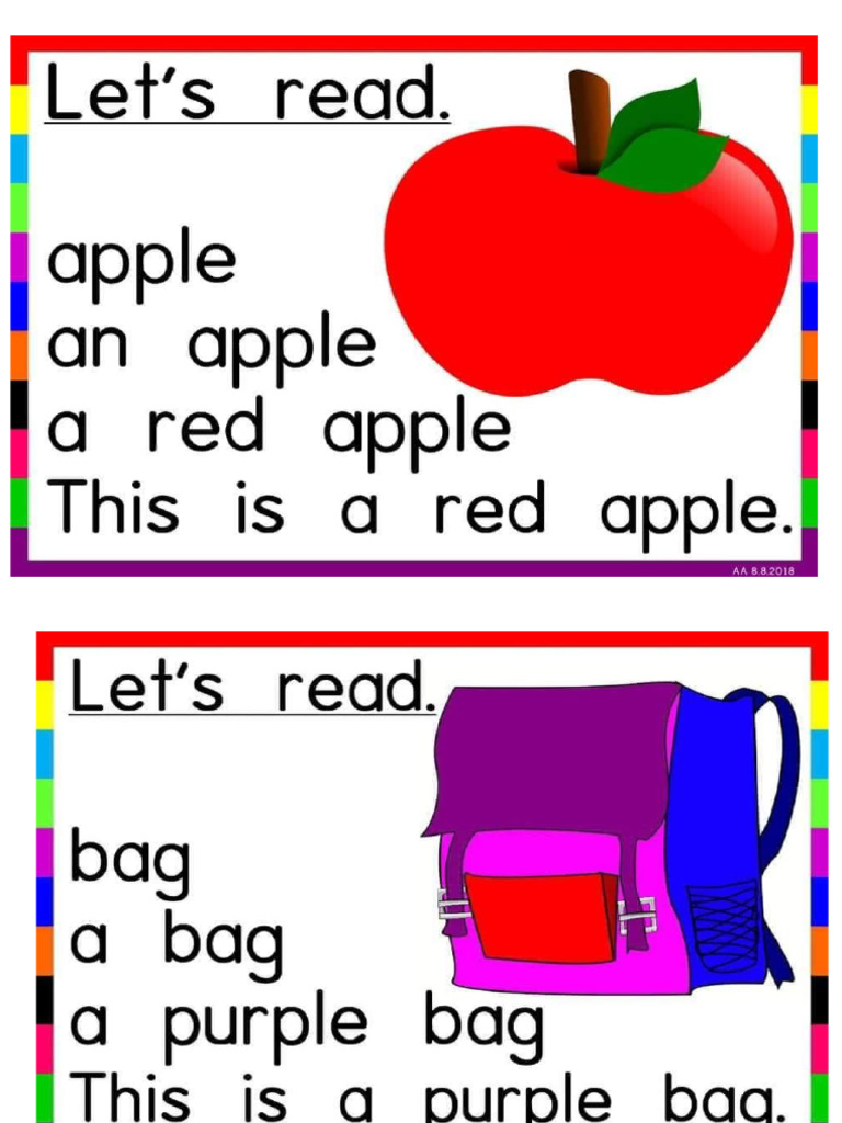 Let's Read Materials | PDF