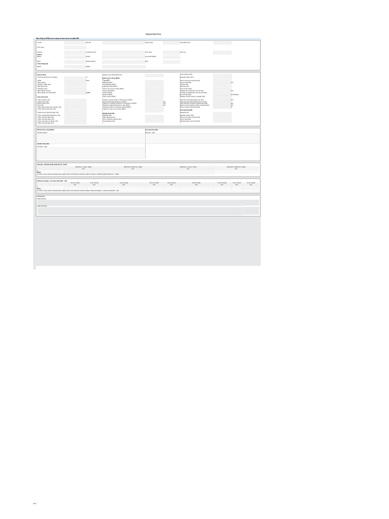 Exhaust Valve Form (Rev 0) | PDF | Valve | Engines
