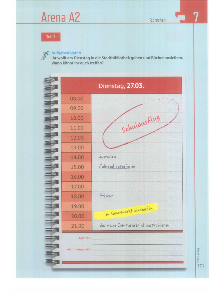 Sprechen Teil 3.1 | PDF