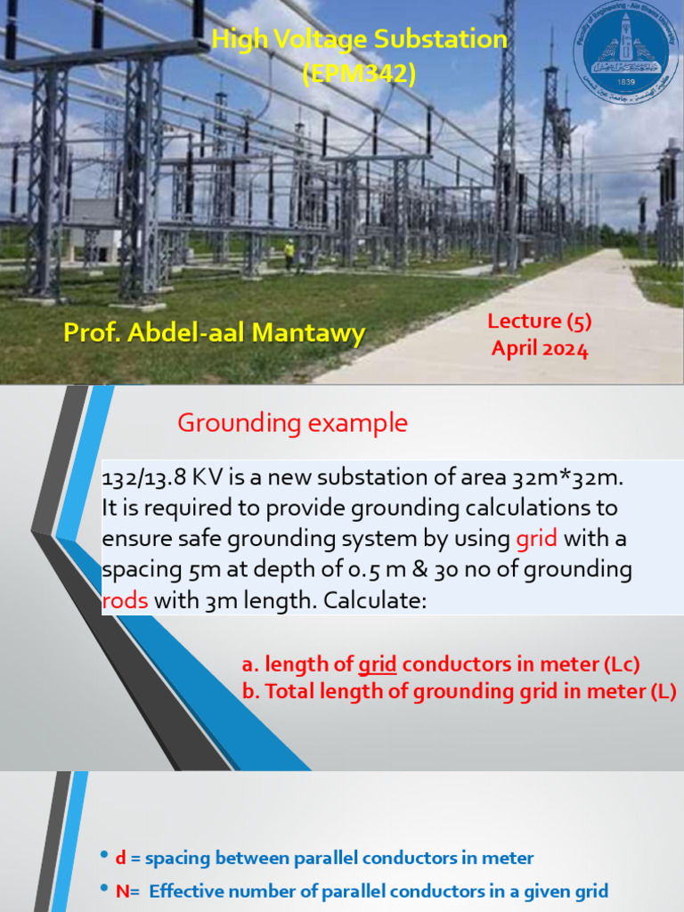 Grounding Calculations for High Voltage Substation | PDF | Scada ...