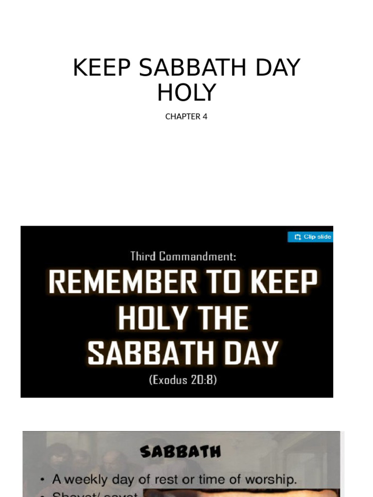 THIRD COMMANDMENT | PDF