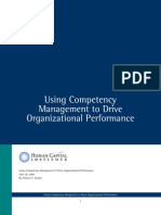 HCI Using Competency Management to Drive Org Perf