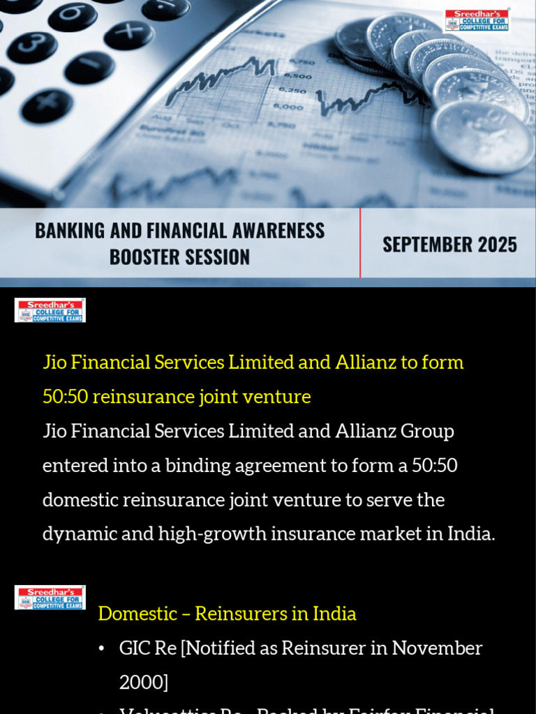 Current Affairs-weekly Session-ppt_financial Awareness - September 2025 ...