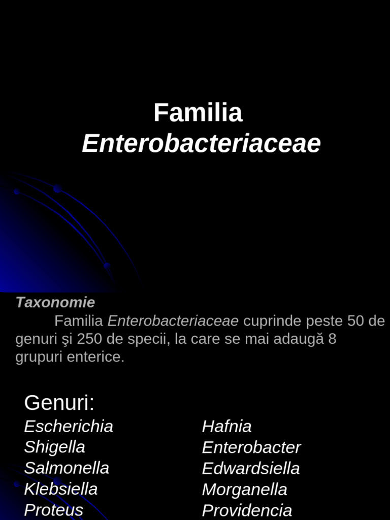 Familia Enterobac (1) - 122745 | PDF